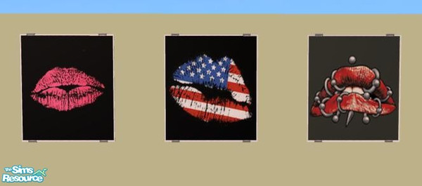 Sims 2 — Lip Art... by Maree464 — Just some Lip Art.........