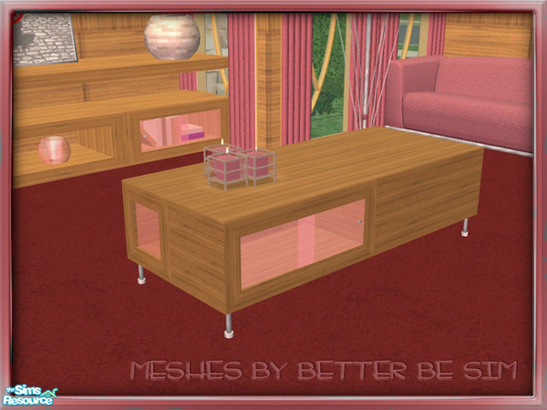 Sims 2 — Last Dance Living Room - Coffeetable by SpringwolfDecor — A wonderfully feminine living room for your Sims!