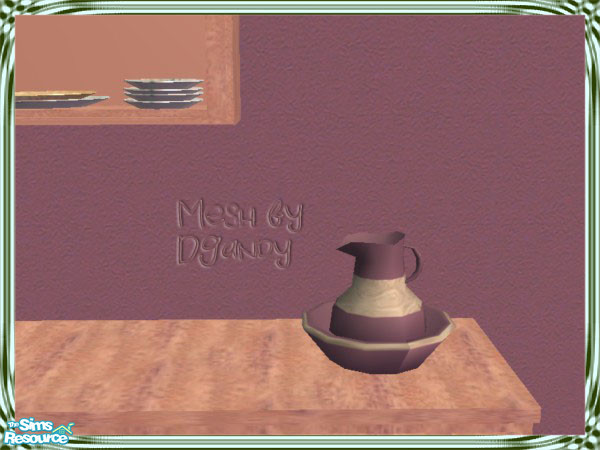 Sims 2 — Midnight Dining Room - Pitcher by SpringwolfDecor — Dark dusky purples adorn this beautiful dining room. Thanks