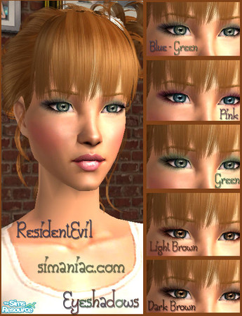 Sims 2 — EyeShadow Set  -08- by ResidentEvil381 — eyeshadows