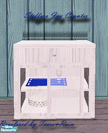 Sims 2 — Steffors Joy Kitchen Counter 3 by TearsRain — Textures used are from the latest Texture Challenge # 109