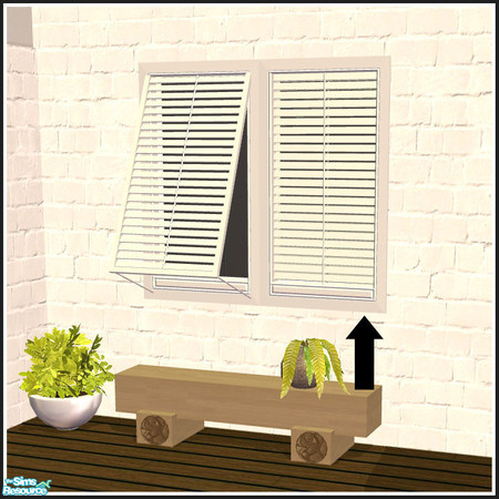 Sims 2 — Steffor\'s indigoblue in white - blinds closed by mirake — 