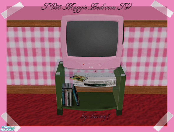 Sims 2 — TC56 Maggie Bedroom Set - TV by luvmy7 — A nice tv, recolored to match mt TC56 Maggie Bedroom Set. Enjoy.