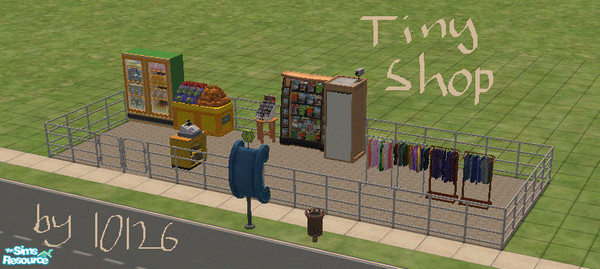 Sims 2 — Tiny Shop by 10126 —  