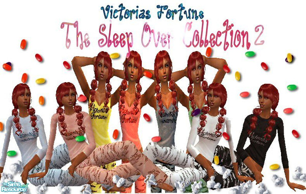 Sims 2 — VF The Sleep Over Collection 2 by fortunecookie1 — Are your sims planning a sleep over? Then make sure they have