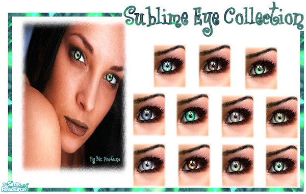 Sims 2 — VF Sublime Collection by fortunecookie1 — These eyes are just purely sublime! They are my favorites to date!