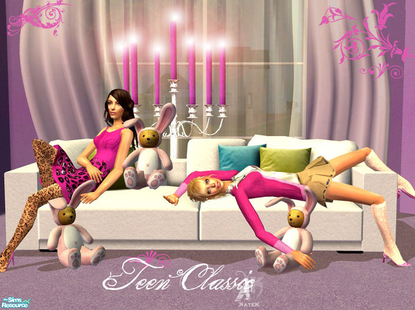 Sims 2 — Teen Classic by K@ — The collection for teen girls in purple and violet colors :)