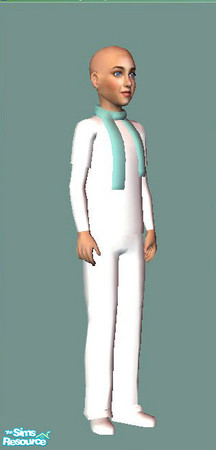 Sims 2 — OpenHouse CM Alpha Scarf Set - Openhouse Cu Alpha Mesh1 by openhousejack — new alpha editable mesh