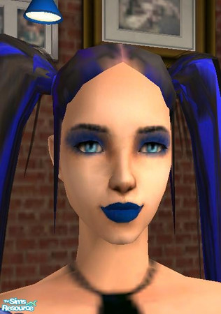 Sims 2 — Midnite Blue Eyeshadow by shockstar — Midnite Blue Eyeshadow
