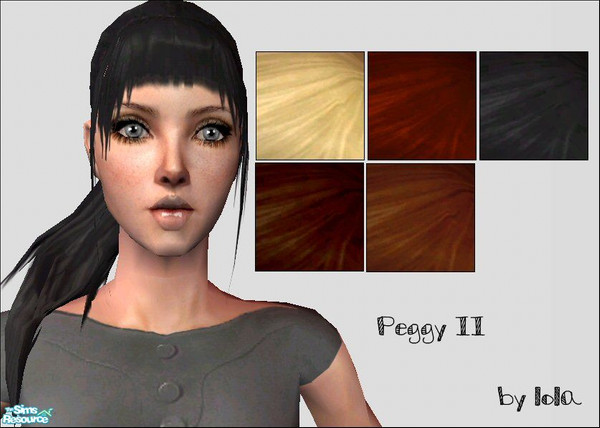 Sims 2 — Peggy 2 by Lola — More Realistic Recolors Of A Another Amazing Mesh From Peggy Sims2