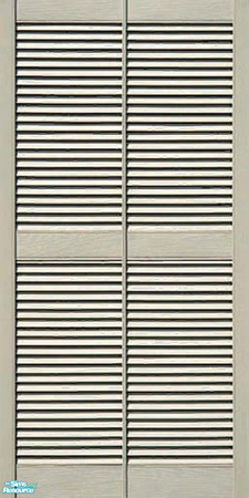 Sims 2 — Grey panel by viwsim — A shutter styled panel in grey. Seamless.