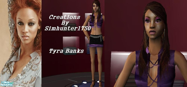 Sims 2 — Tyra Banks by oldmember_simhunter1750 — this is my first attempt to make TYRA (i hope you enjoy her!!) the shirt
