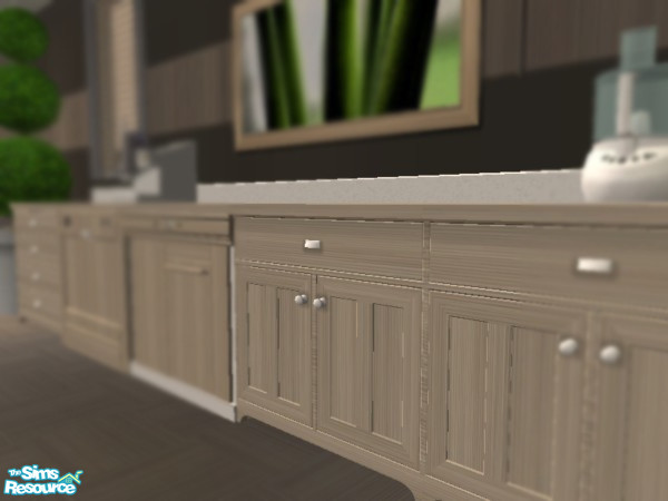Sims 2 — Aroha Kitchen Set by Padre333 Cabinet by Padre — Aroha Kitchen Cabinet