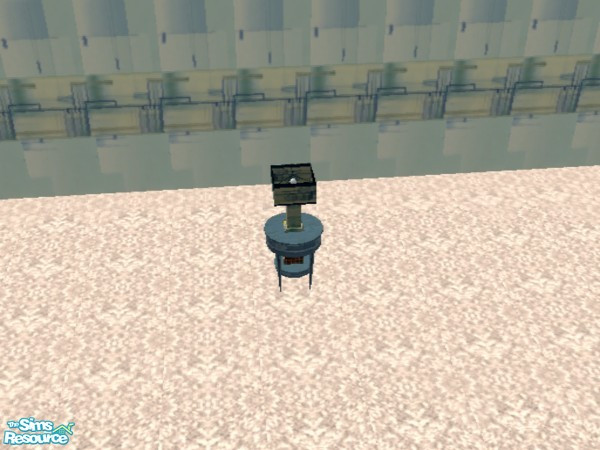 Sims 2 — Geometric Blue Lamp by ead425 — 