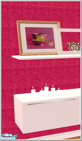 Sims 2 — living magenta - B43 Walltable Painting Recol1 by Birgit43 — 