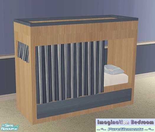 Sims 2 — Imagination Bedroom- Bed by SaeraMaples — A place for your Sim children to grow and learn.