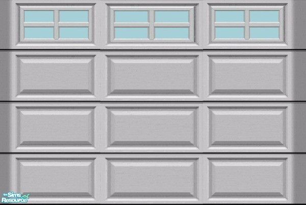 Sims 2 — MC White Garage Door Set by mistresscris — Created by MistressCris for the sole reason of not being clever
