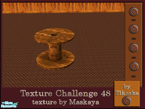 Sims 2 — TC48 Mayskaya\'s Livingroom - Coffee Table by tlkaska — This eclectic livingroom with its fur rugs and bright