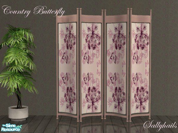 Sims 2 — Country Butterfly Bedroom - Screen by sallyhails — Matches my Country Butterfly Arizona Seating Set.