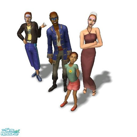 Sims 2 —  by Moza — <strong>A cleaned up family file for your convenience.</strong><br />The
