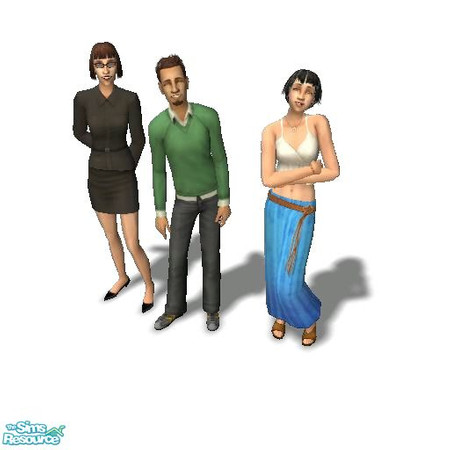 Sims 2 —  by Moza — <strong>A cleaned up family file for your convenience.</strong><br />The Fiesta