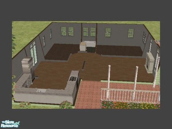 Sims 2 — Nanoc Architects - Plan E (2 beds, 1 bath) by m.jacquart — This home exudes the charm of a country cottage,