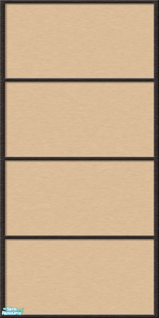 Sims 2 — Japanese panel wall 4 by Windkeeper — Japanese panel wall 4