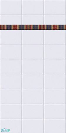 Sims 2 — Log Bathroom - Tile Wall by Simaddict99 — tiled wall to match my log bathroom