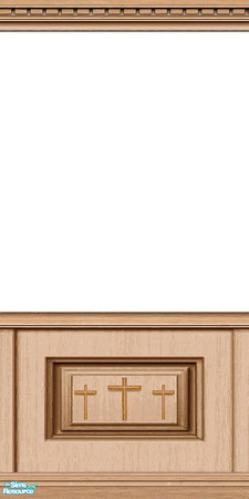 Sims 2 — Christian Panel by Lorah — A Christian wall.