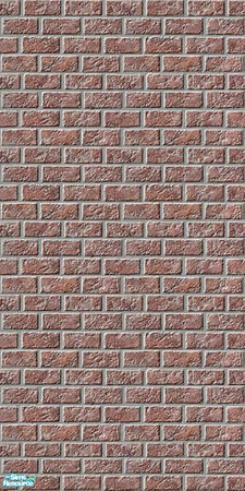 Sims 2 — Brick Collection Rose by Shakeshaft — A collection of 6 shades of Brick. ** TSRAA **