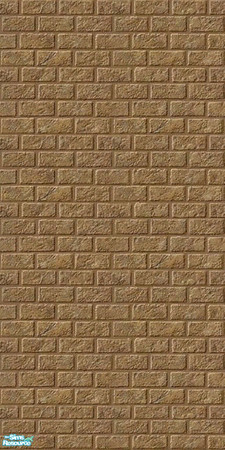 Sims 2 — Brick Collection Mocha by Shakeshaft — A collection of 6 shades of Brick. ** TSRAA **