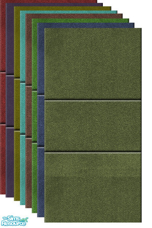 Sims 2 — My 70s Retro Faux Suede Panel by Padre — Cool Green Faux Suede wall panel for that Sim who likes to have a wall