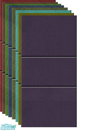 Sims 2 — My 70s Retro Faux  Suede Panel by Padre — (Captain)Peacock Blue Faux Suede wall panel for that Sim who likes to