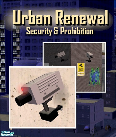 Sims 2 — Snoozebot CCTV Camera with flashing LED by Cyclonesue — The "Snoozebot" CCTV (Closed Circuit