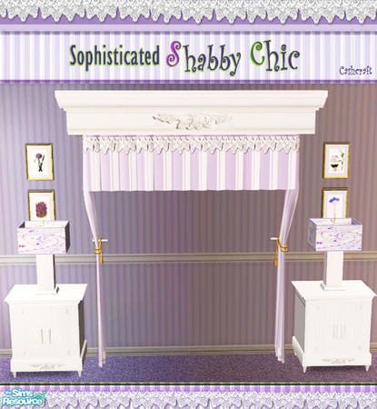 Sims 2 — Sophisticated Shabby Chic Canopy by Cashcraft — A decorative canopy, part of the Sophisticated Shabby Chic"