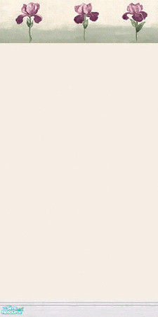 Sims 2 — AS Creations Floral and Ivory by TSR Archive — Part of a set of 10 wallpapers in different shades. ** TSRAA **