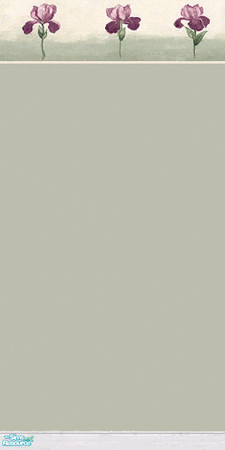 Sims 2 — AS Creations Floral and Sage by TSR Archive — Part of a set of 10 wallpapers in different shades. ** TSRAA **