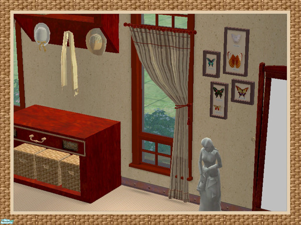 Sims 2 — Bazaar Bedroom Set-Curtain Right by Dgandy — My Sim went shopping at the Bazaar and look what she found. This