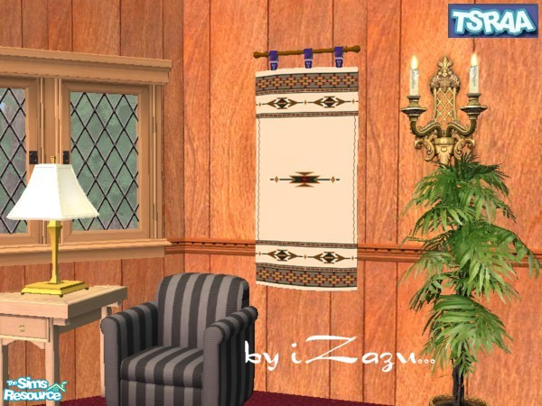 Sims 2 — Wall Hanging 4 by TSR Archive — Set of 4 Wall Hangings for your Sim Family Homes. Wall hangings always bring a