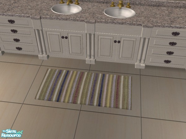 Sims 2 — Judy_2x1_StripeRug 5 by judyhugsnoopy — My new set Bathroom Stripe Rug with 6 color. Hope you like it :D Enjoy !