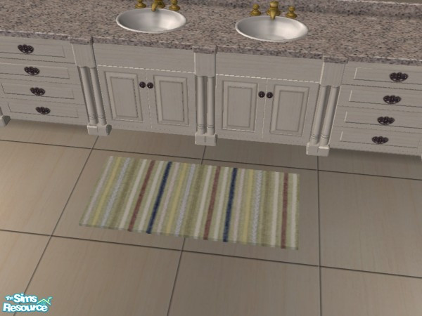 Sims 2 — Judy_2x1_StripeRug 3 by judyhugsnoopy — My new set Bathroom Stripe Rug with 6 color. Hope you like it :D Enjoy !