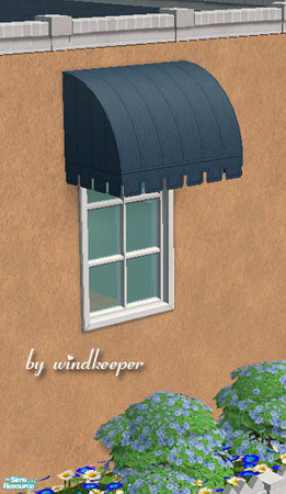 Sims 2 — Window awning by Windkeeper — <strong>- MASTER MESH -</strong> *Jun 17/06 updated to remove shine* Window