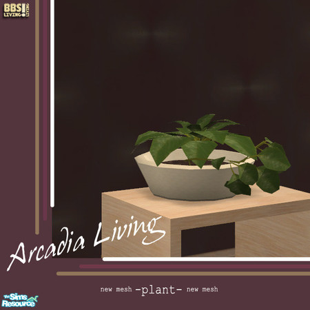 Sims 2 — Arcadia Living, Plant by BetterbeSim — Offering simplicity and comfort all in one, this livingroomset.