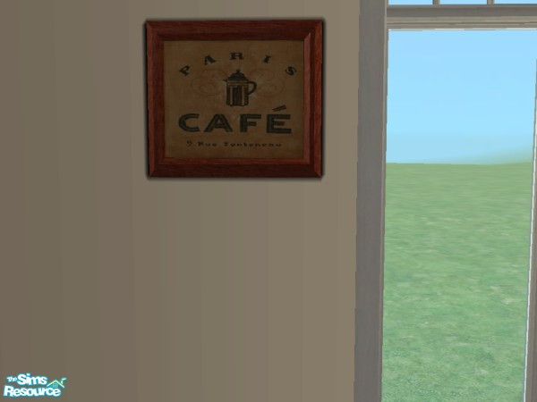 Sims 2 — 1st Coffee House Picture by jewls2115 — A part of the "Coffee House Picture Set" - perfect to hang in