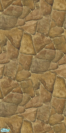 Sims 2 — Mountain Rock Wall 1 by younce135 — From Darwins Builder Supply
