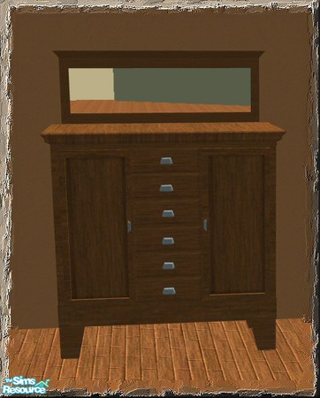 Sims 2 — Loft Collection in Maple - Dresser by Waverly — Urban Updates. Fall to sleep in peace in this New Classic