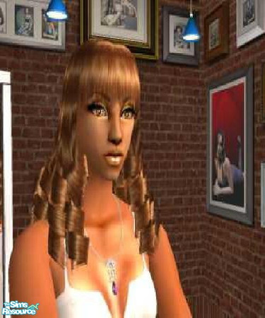 Sims 2 — ~Beauty~ by oldmember_simhunter1750 — Beautiful sim has Curley golden brown hair, Realistic Golden brown eyes,