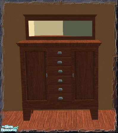 Sims 2 — Loft Collection in Cherry - Mirror by Waverly — Urban Updates. Fall to sleep in peace in this New Classic