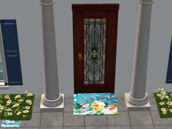Sims 2 — Judy_1x1_DoorMat 5 by judyhugsnoopy — Another Christmas Door Mat Set. Enjoy :D **TSRAA** Note:You need to