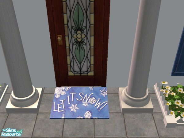 Sims 2 — Judy_1x1_DoorMat 1 by judyhugsnoopy — Another Christmas Door Mat Set. Enjoy :D **TSRAA** Note:You need to